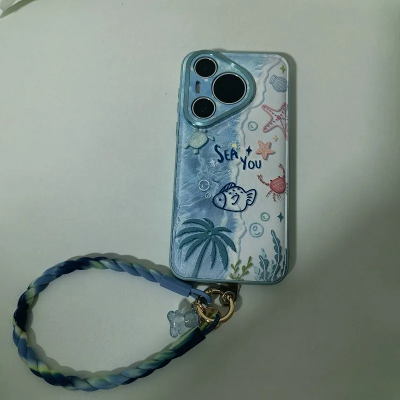 1 Uds. Correa luminosa para teléfono con oso, cordón con bonito colgante de silicona, correa elegante, cordones deportivos largos para teléfono móvil iPhone 14 - imagen 4