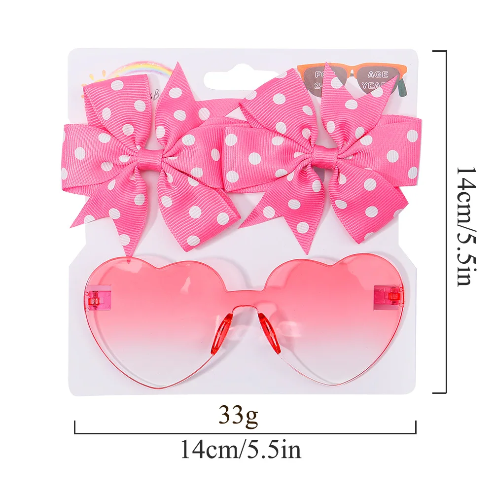 Butterfly Hair Clips for Girls - Cute Glasses Hairpins Headband Set Fashion Party Hair Accessories Gifts Kids Bow Barrettes - imagen 5