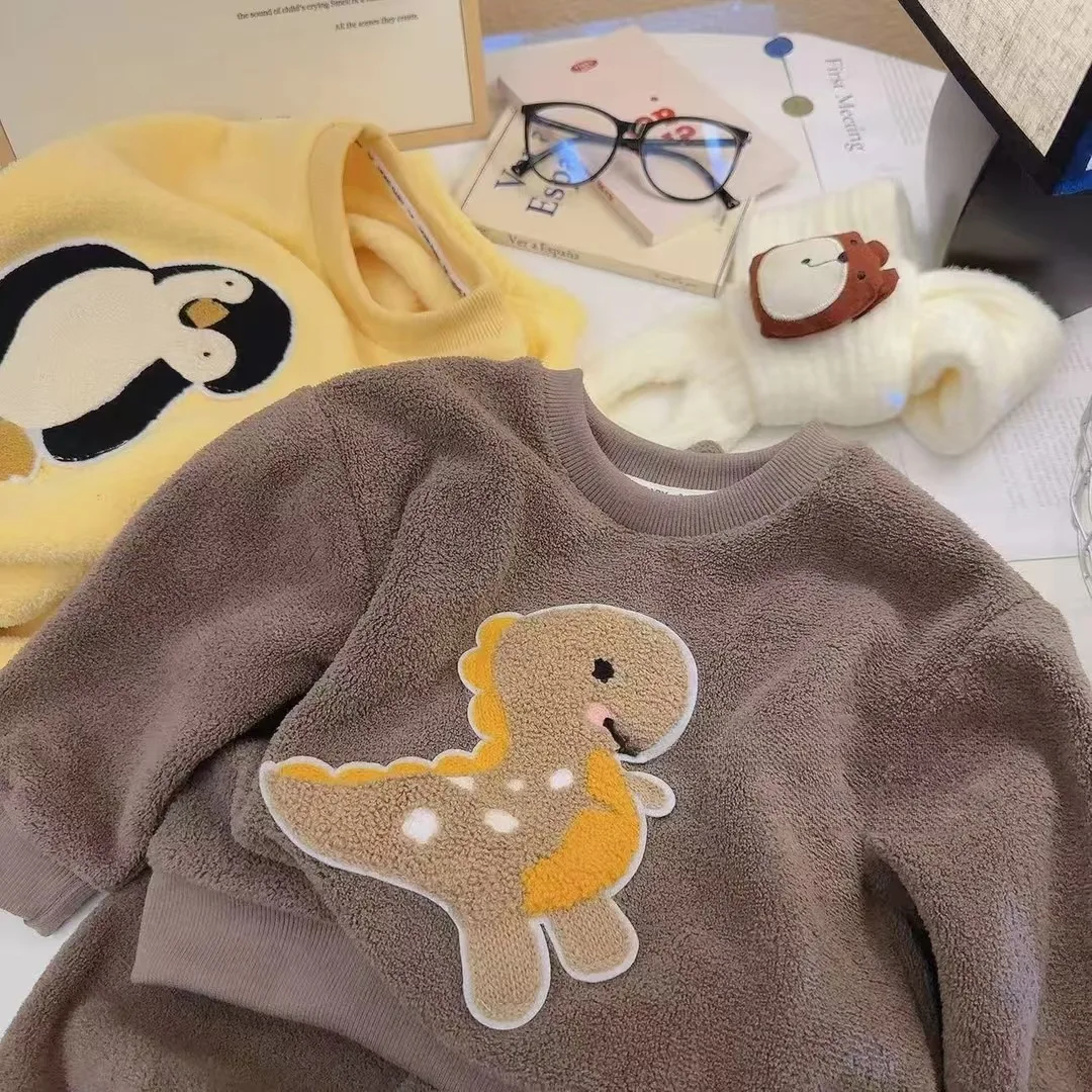 Pijama acolchado infantil invierno con dibujos animados - imagen 2