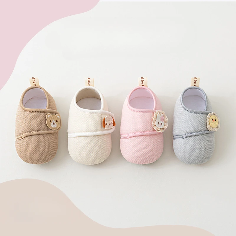 Calcetines antideslizantes de algodón con dibujos para bebés pequeños - imagen 3
