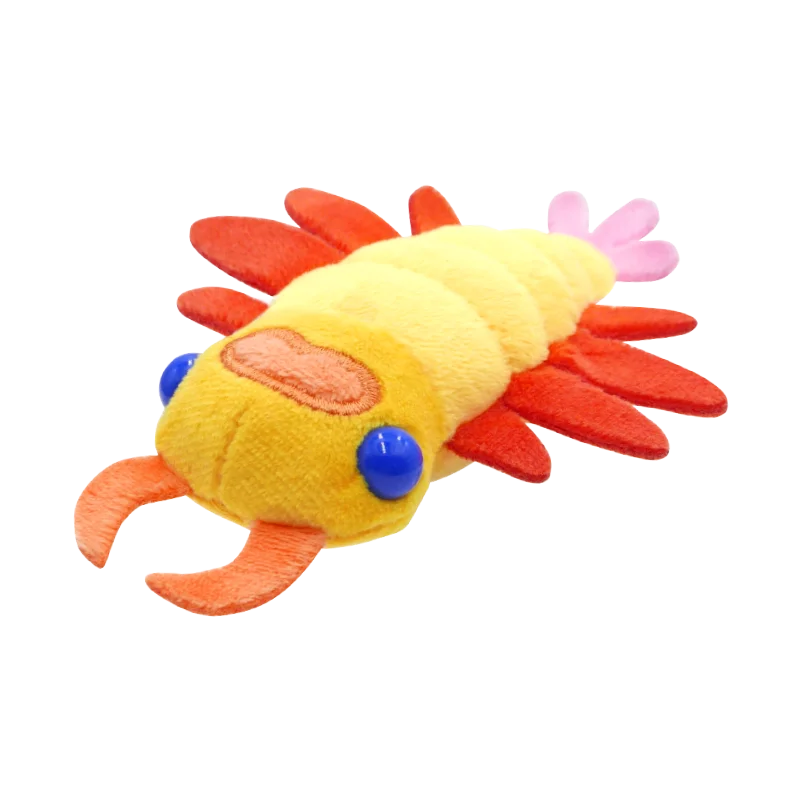 Ikimon cápsula de juguete lindo relleno ATC Prehistórico feroz Animal de peluche escorpiones de mar camarones tiburón anfibios pez colgante figuras - imagen 4