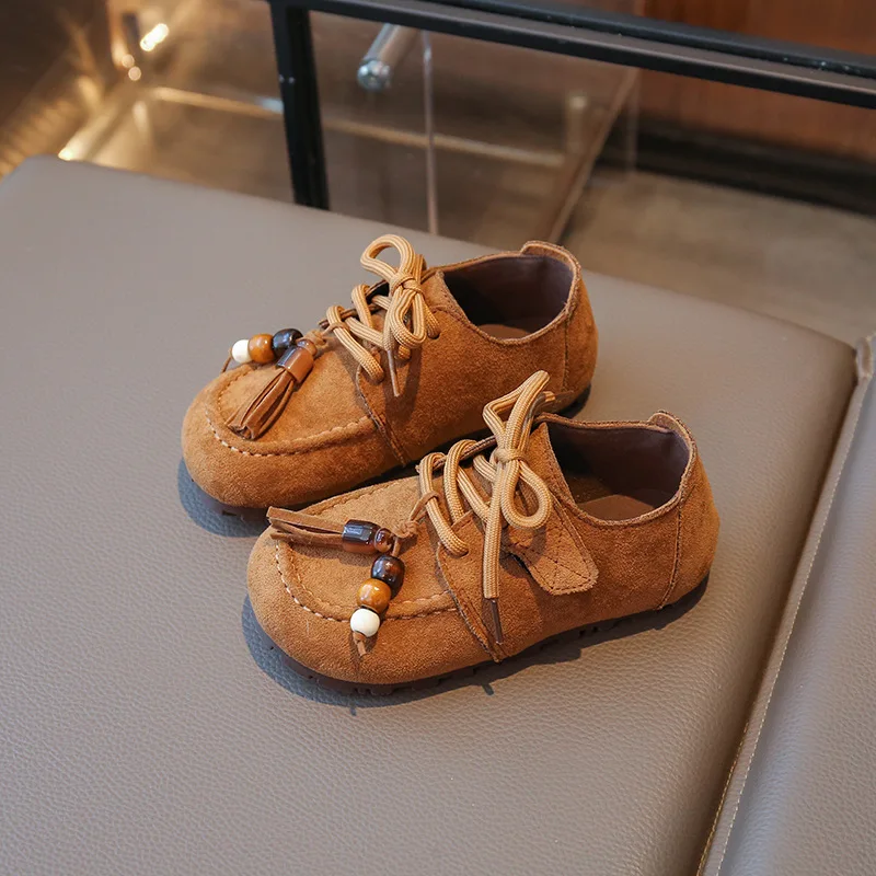 Mocasines retro de bebé con suela blanda antideslizante - imagen 3