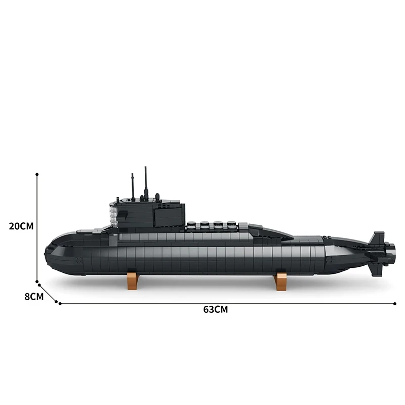 Bloques de construcción de submarino militar nuclear estratégico - imagen 5