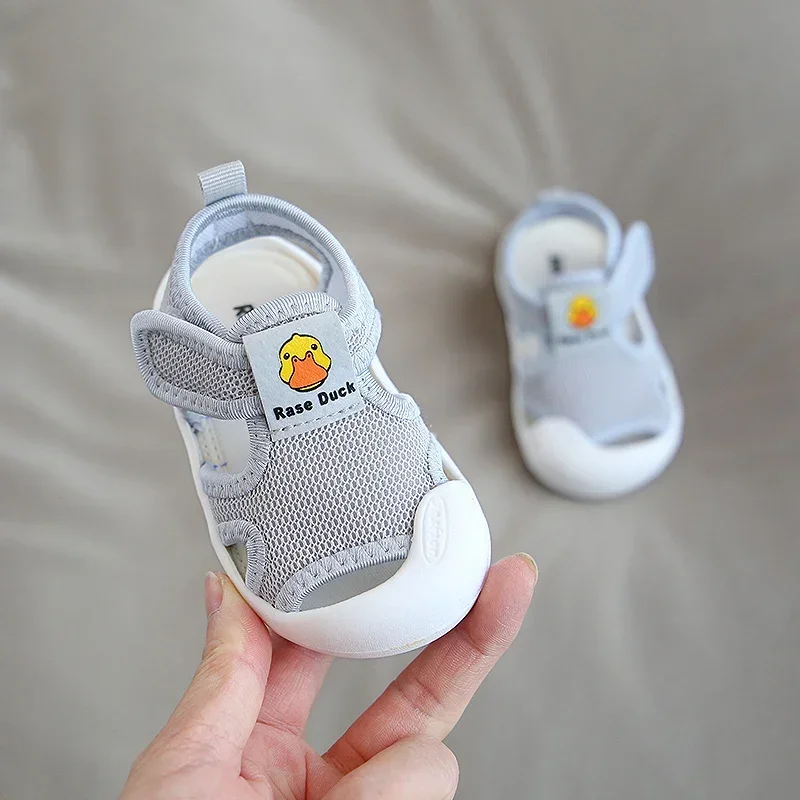 Sandalias para bebés y niños pequeños, zapatos de verano transpirables anticolisión, zapatos de playa informales - imagen 5