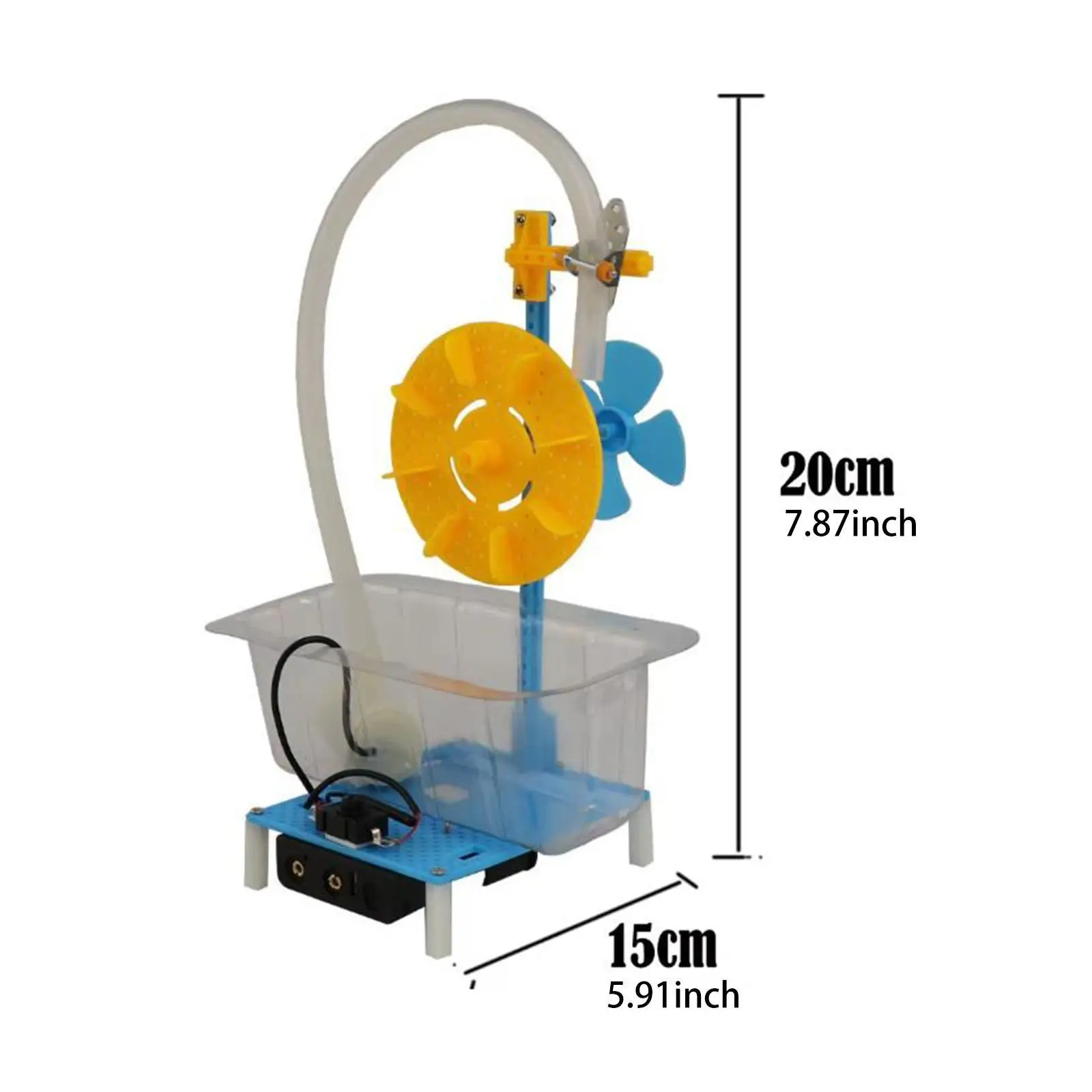 Science Experiment Toy Developing Intelligent Birthday Gifts Water Wheel Windmill Circulation Machine for Kids Girls Boys Age 8+