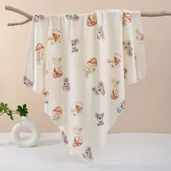 Toalla manta recién nacido algodón puro – Estampado dibujos animados