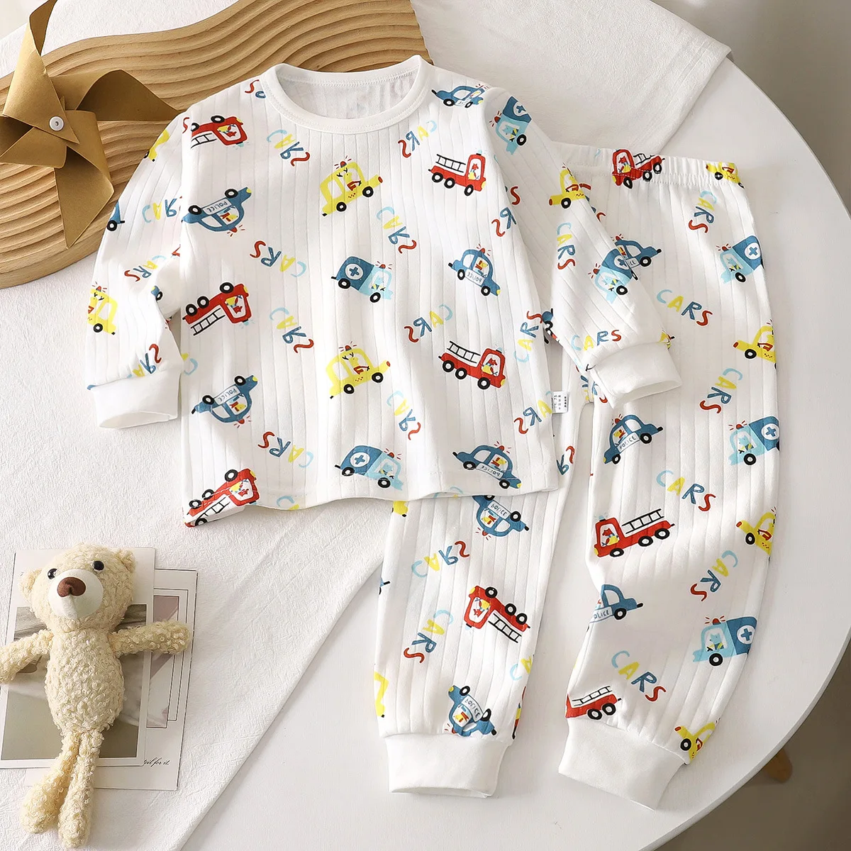 Pijama algodón manga larga para niño – Otoño Invierno - imagen 3
