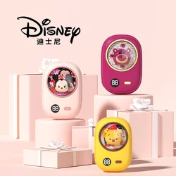Calentador de manos de dibujos animados de Disney, Banco de energía portátil 2 en 1, Minnie Losto Winne, carga Usb cálida, regalo de Navidad para niños, Invierno