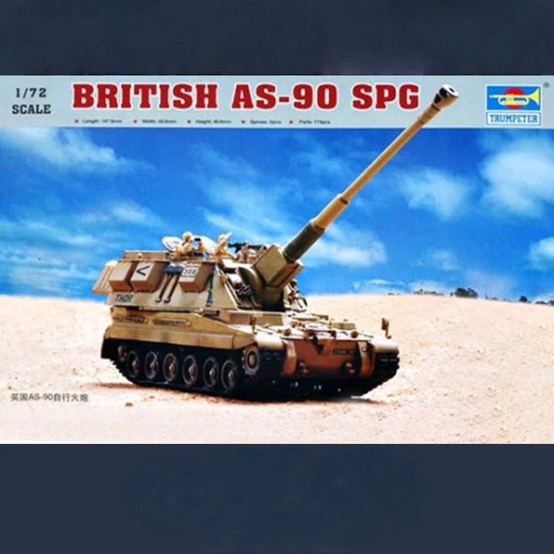 Trumpeter AS-90 Maqueta de tanque militar británico - imagen 3