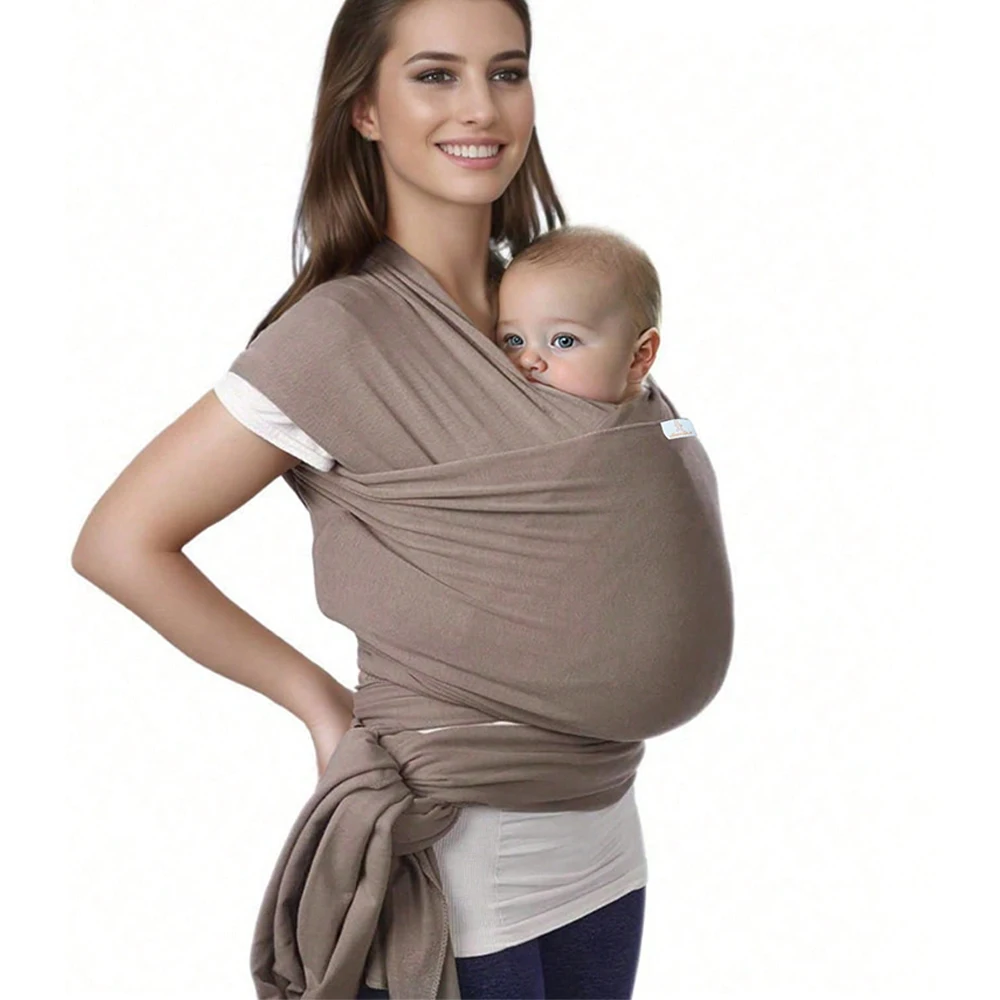 Portabebés para recién nacido de 0 a 24 meses, bandolera ajustable para bebé, cinturón elástico, urdimbre portátil multifuncional para niños pequeños - imagen 5