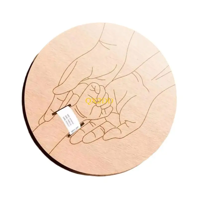 Plaque madera nacimiento infantil Bade Naquera CX2D - imagen 3