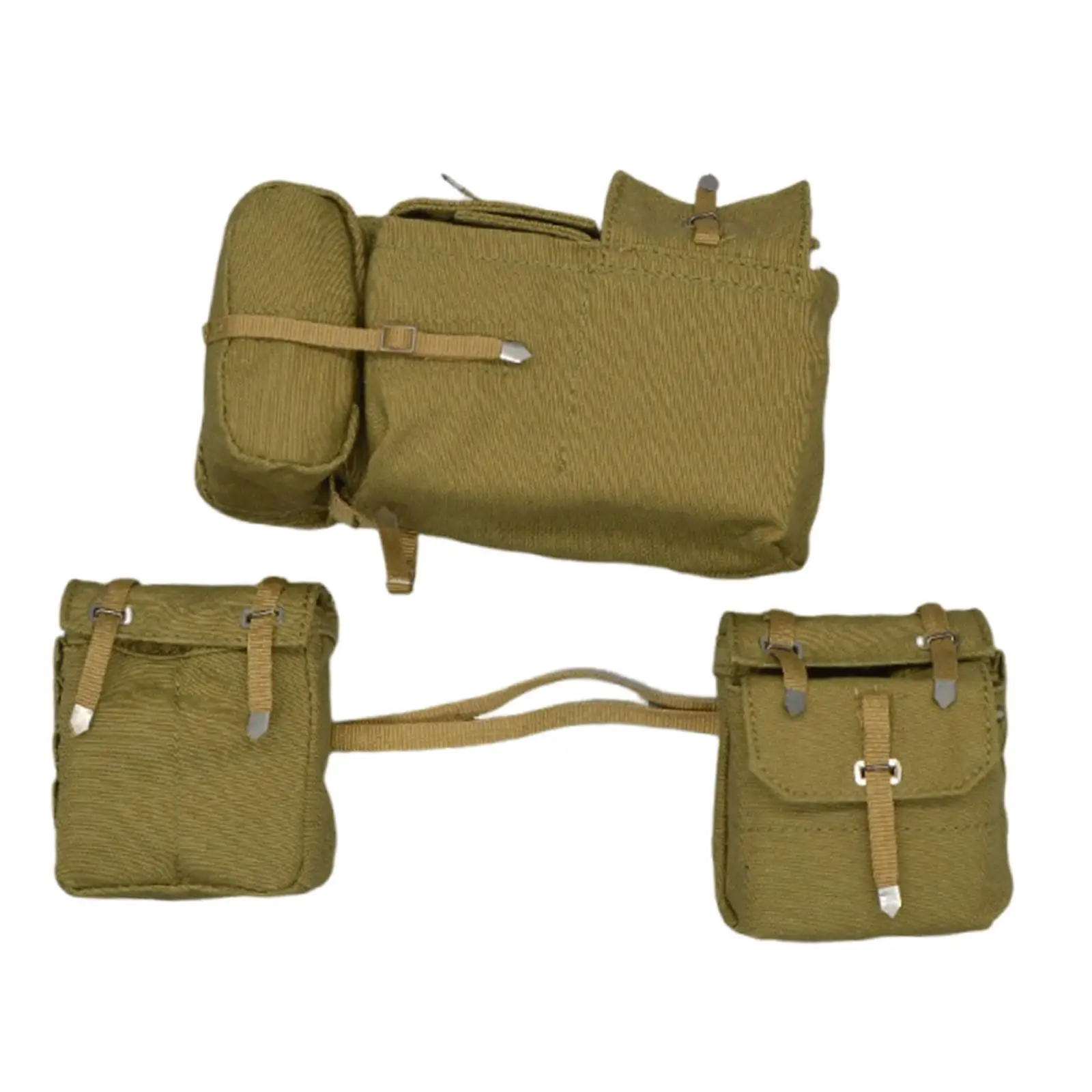 3 Pieces 1:6 Decoration Handmade Tool Bag Backpack Model for 12 3 Pieces 1:6 Decoration Handmade Tool Bag Backpack Model for 12