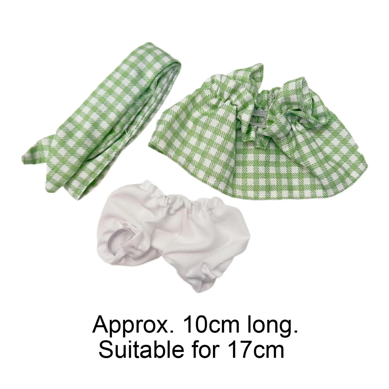 3Pcs Mini 6 inch Doll Clothes Doll Accessories Clothing Hairband Comfortable Gift Girl Doll Clothes for Dolls Kids Little Girls