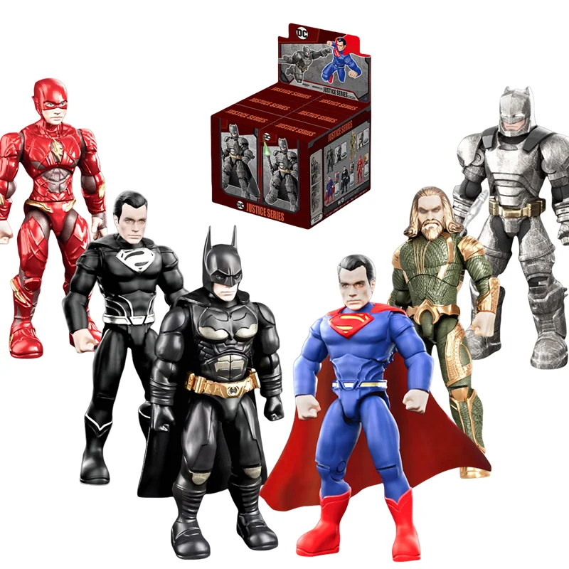 DC Fondjoy Liga de la Justicia Bruce Wayne Batman Superman el Flash Anime figura modelo adorno de escritorio caja ciega juguetes regalos - imagen 4