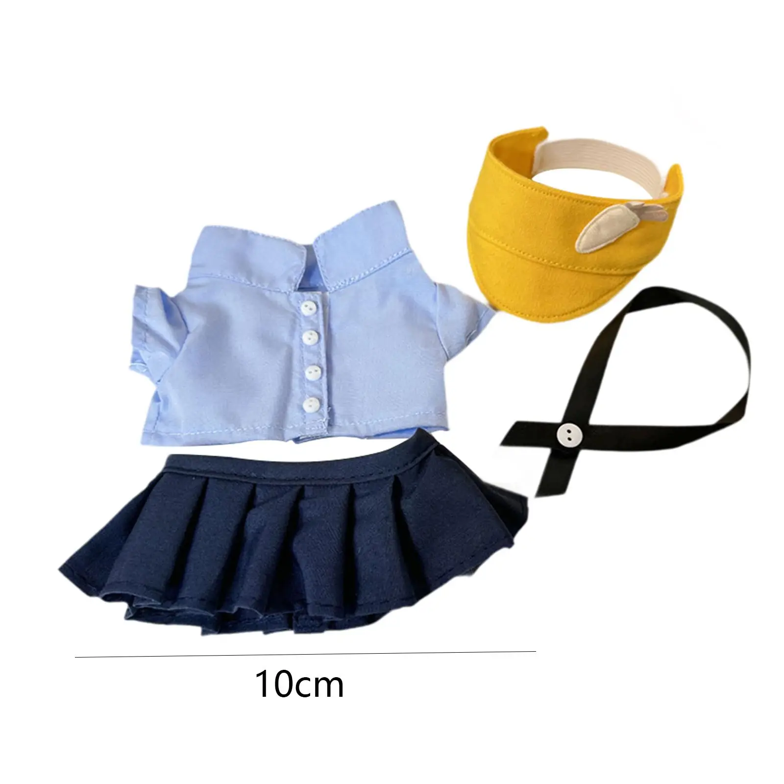 15cm Duck Plush Doll Clothes Stylish Photo Props Duck Stuffed Animal Clothes Girl Boy DIY Gift Duck Clothes Accessories Cosplay
