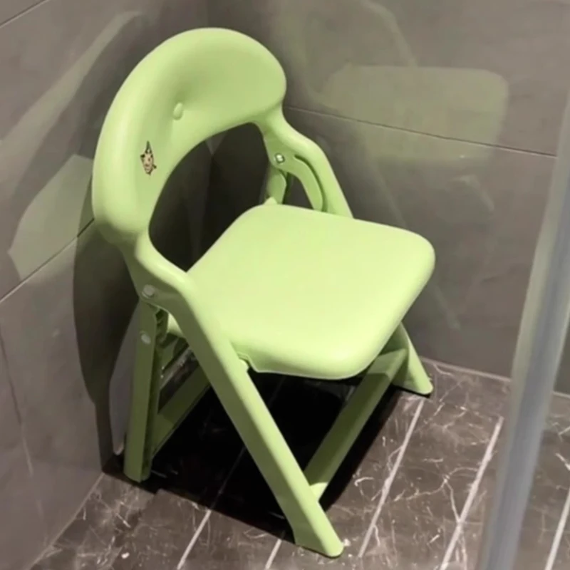 Taburete de baño plegable para niños y adultos, antideslizante - imagen 4