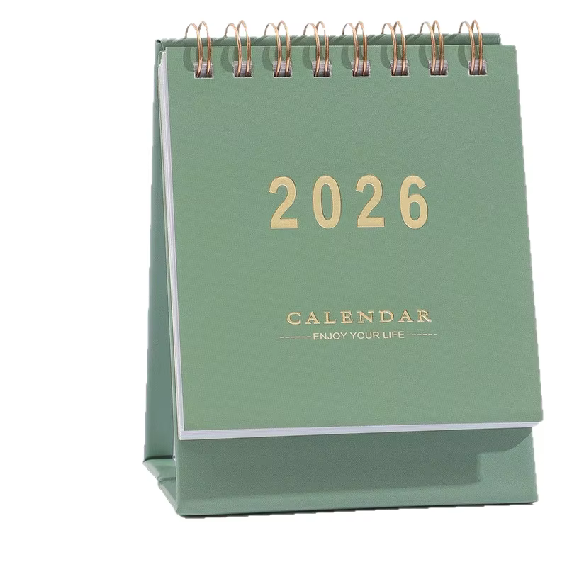 Calendario 2026 de escritorio – mini portátil hecho a mano práctico - imagen 3