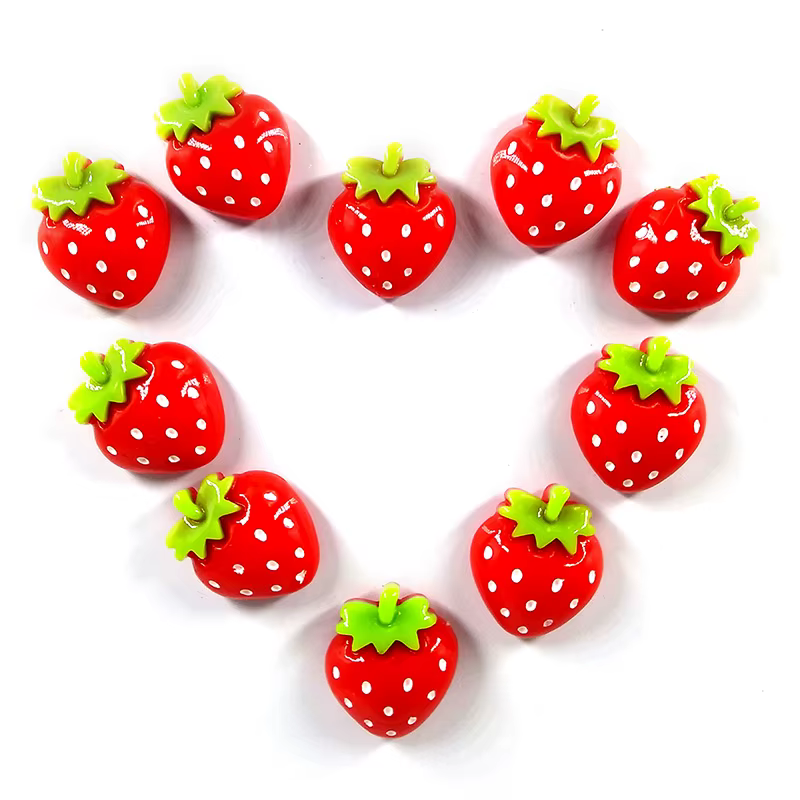 Imanes fresa de resina para cocina – Decoración infantil
