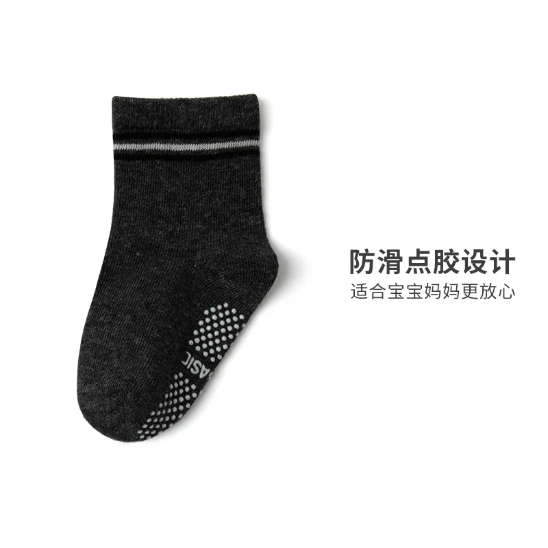 12 pares de calcetines para niños con estampado de animales de dibujos animados, calcetines transpirables antideslizantes de algodón suave para todas las estaciones para niños pequeños calcetines infantiles - imagen 4