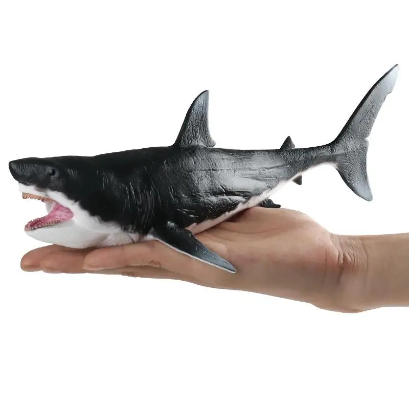 Big Shark Figurine Megalodon Action Figure for Boys Girls Kids Toddlers