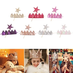 Diadema corona con brillantina para niña – Fiesta y escenario