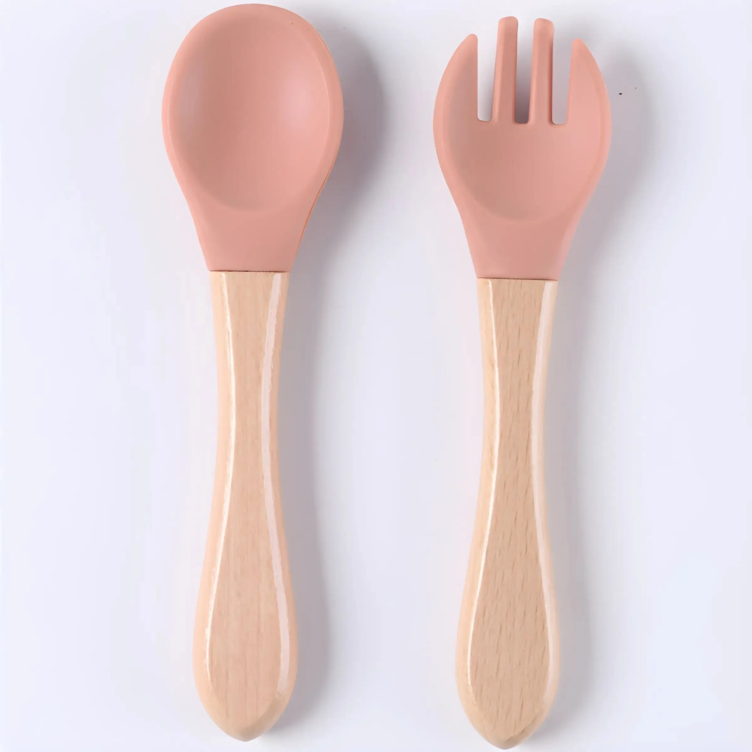 Cuchara de silicona blanda para bebé – Alimentación segura - imagen 4