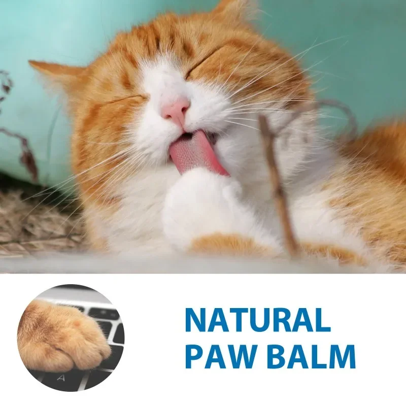 Bálsamo antigrietas para patas de gato, hidratante curativo, barrera protectora, almohadilla agrietada, reparación de bálsamo para patas de mascotas, esencial para el cuidado de las patas de invierno - imagen 4