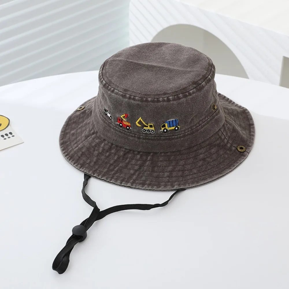 Sombrero de pescador infantil transpirable y ajustable