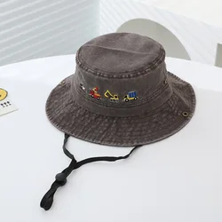 Sombrero de pescador infantil transpirable y ajustable