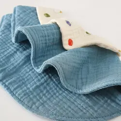 Babero de algodón suave para bebé – Cómodo en alimentación y eructo