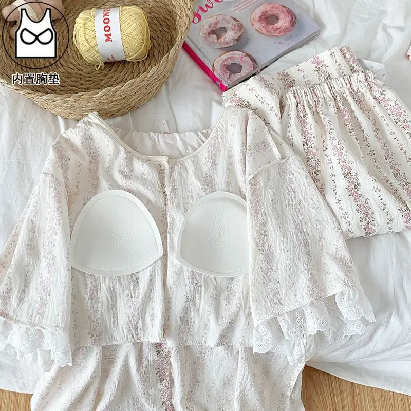 Pijama de algodón para embarazadas – Cómoda para dormir en verano - imagen 4