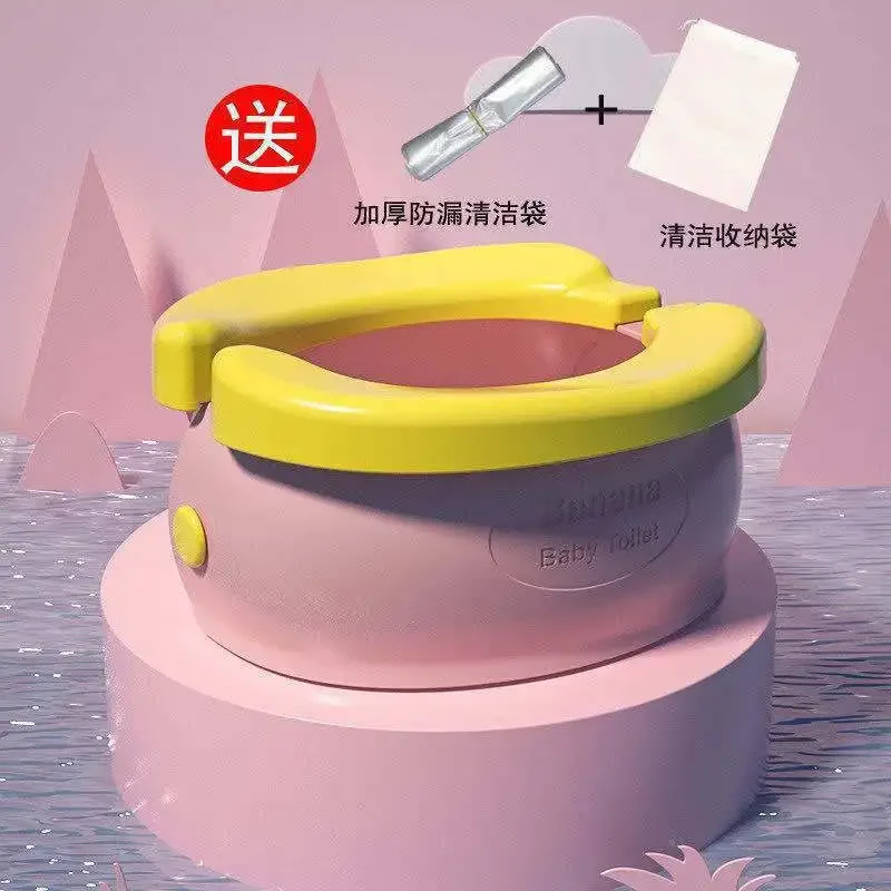 Pink banana toilet