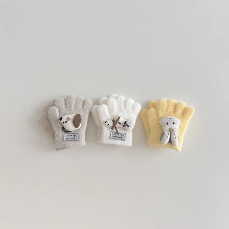 Guantes térmicos animales para niños – Invierno antideslizantes suaves - imagen 3