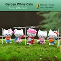 Garden White Cat