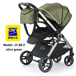 Cochecito ultraligero para bebé: asiento plegable bidireccional
