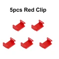5 red fixing clip