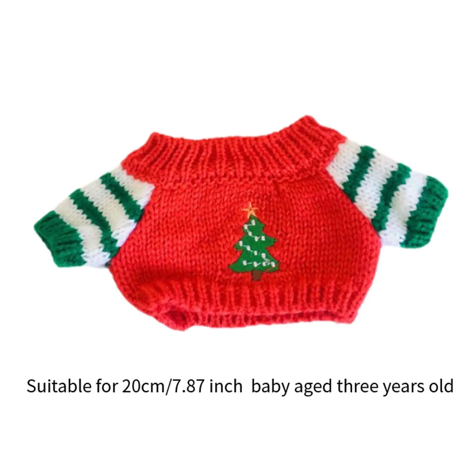 Doll Clothes Lightweight Dress up Decorating 20cm Pendant Dolls Cute Removable Decor Soft Doll Clothing Doll Sweater Accessory