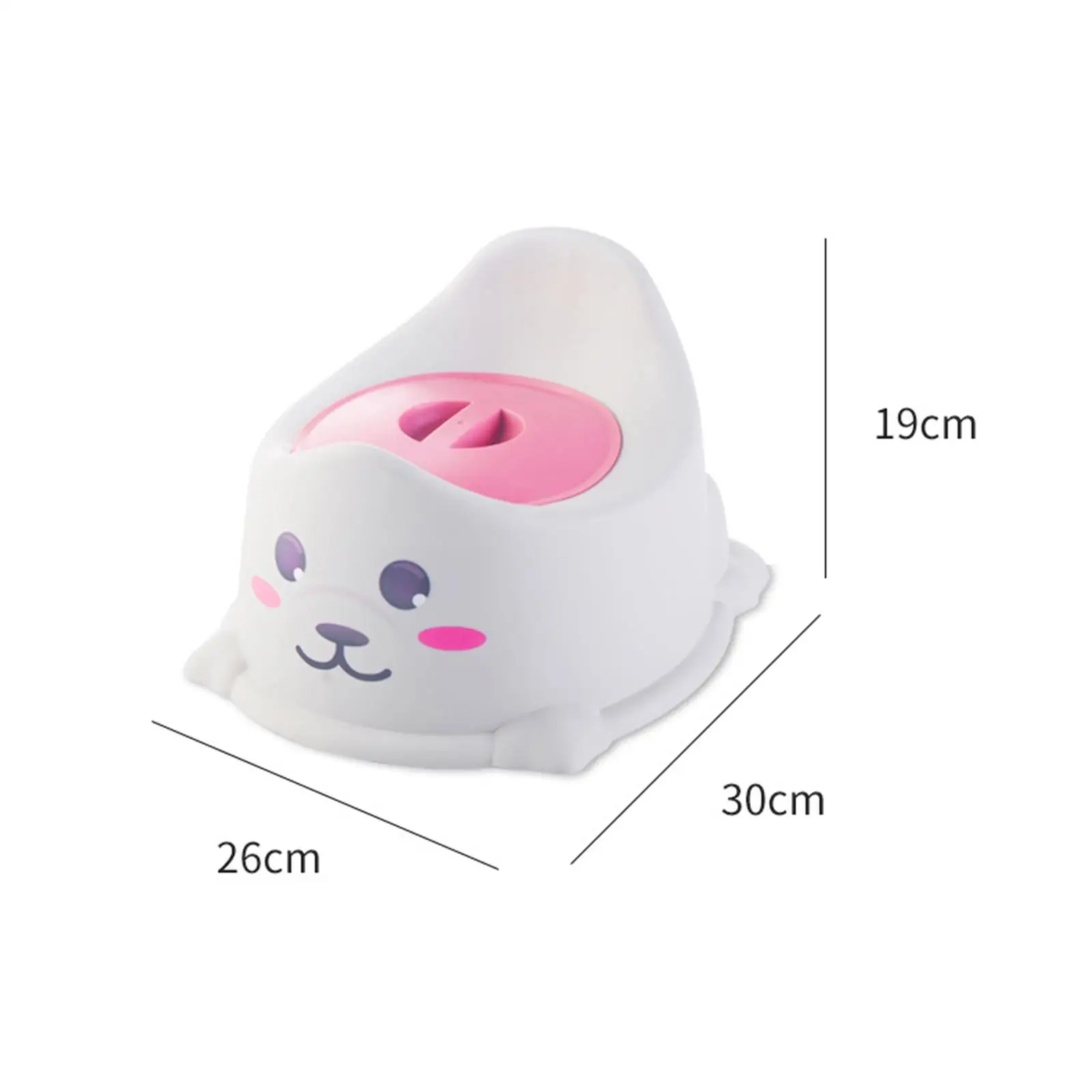 Baby Potty Training Chair Travel Splashing Guard Nonslip Adorable for 1-6 Years Old with Lid Urinal Animal Potty Potty Seat