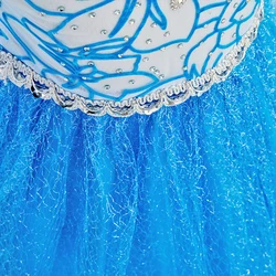 Disfraz de Elsa Frozen para niña con capa y corona oficial