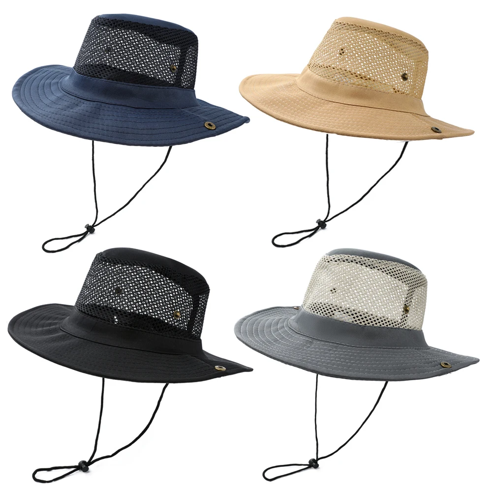 Sombrero de cubo infantil con protección solar para exteriores