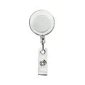 white badge reel