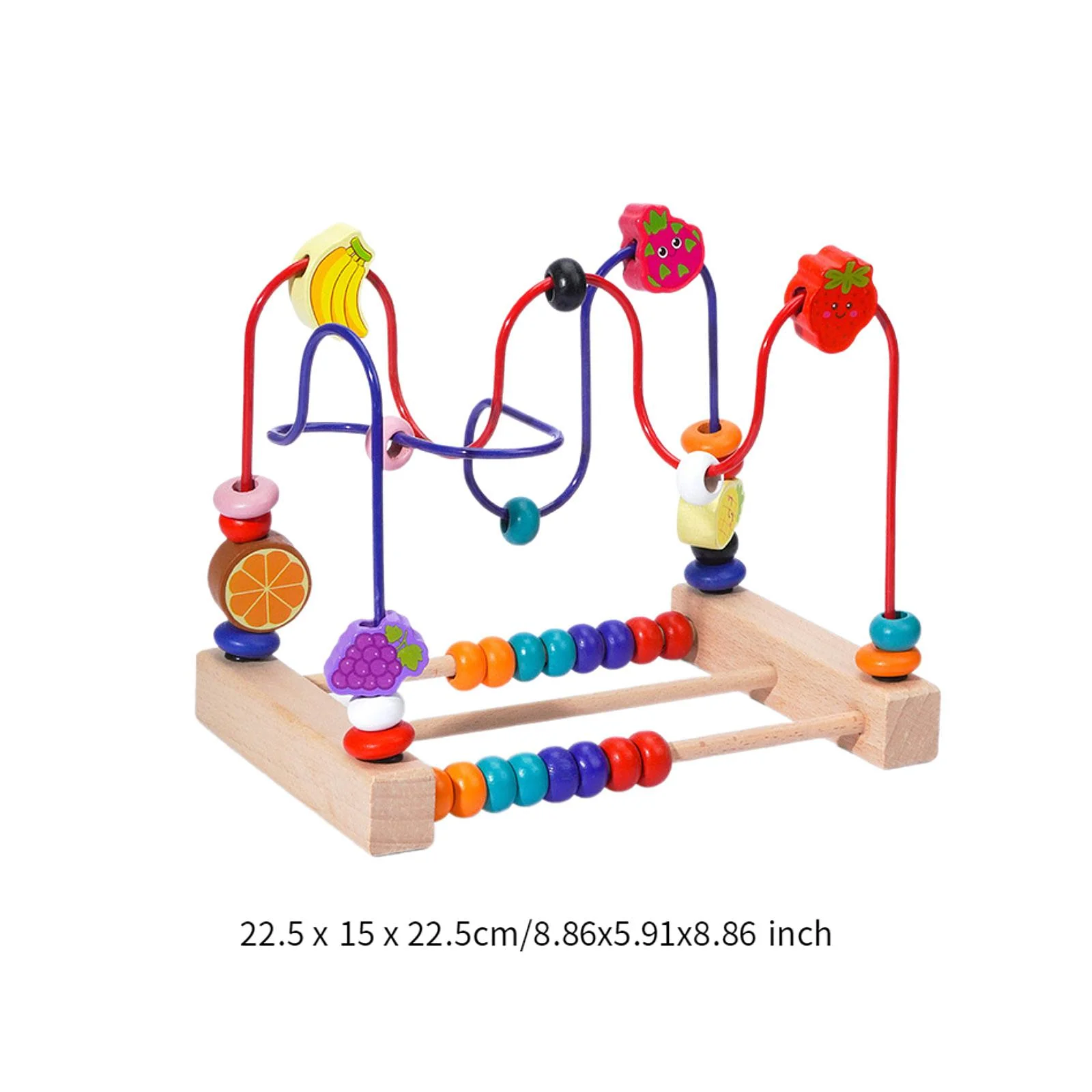 Bead Maze Toy Educational Circle Toy for Christmas Gift Baby Kids Boy Girl