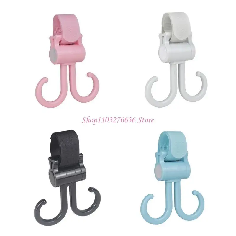 R6FD Double Scheding Hook ganchos autos Autom Tack Hooks for Hangings Bag Plastic - imagen 4