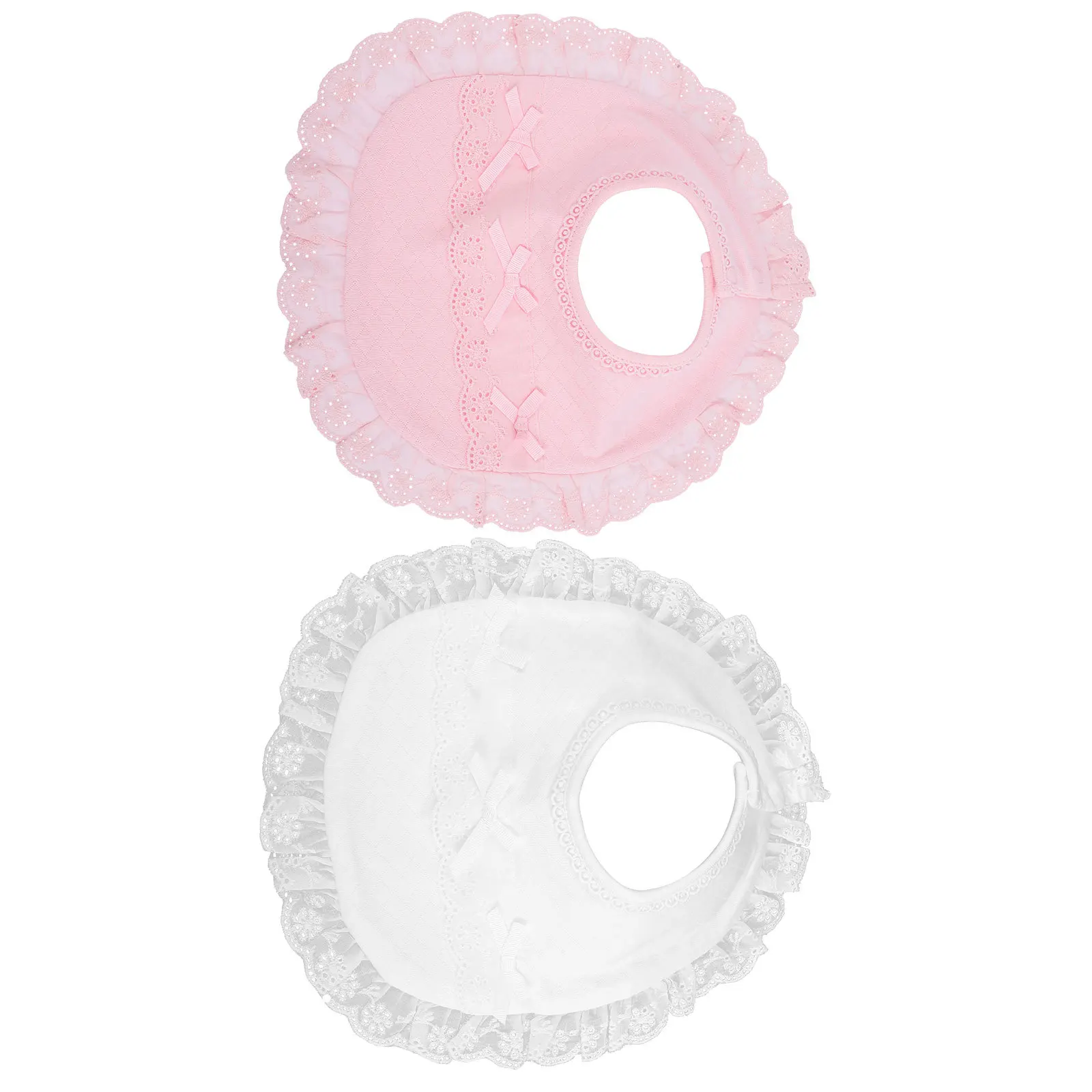 Baberos de algodón para bebé, Baberos de alimentación infantil reutilizables y suaves, ligeros y absorbentes para niños pequeños y niñas, 2 uds. - imagen 4