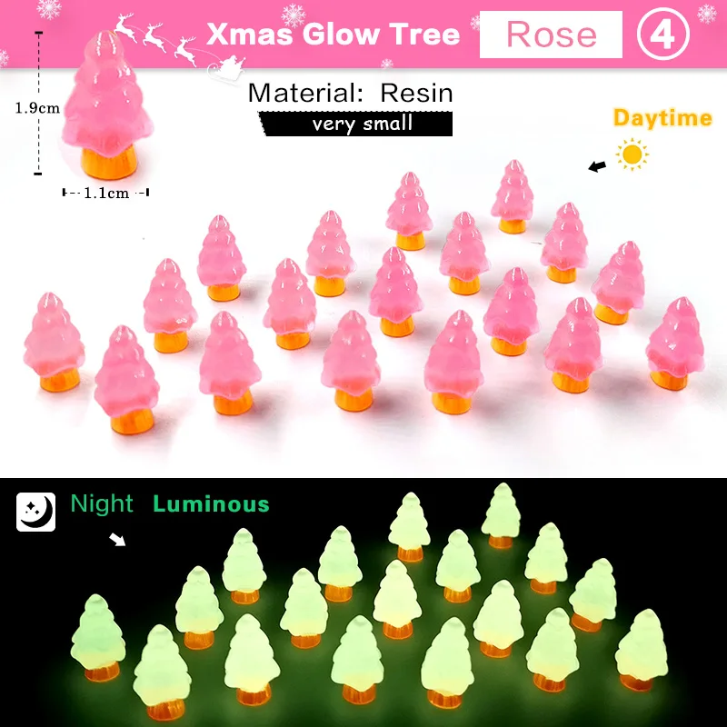 Xmas Glow Tree-Rose