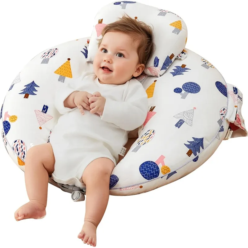 Almohada de lactancia ergonómica lavable a máquina para bebé y madre - imagen 3