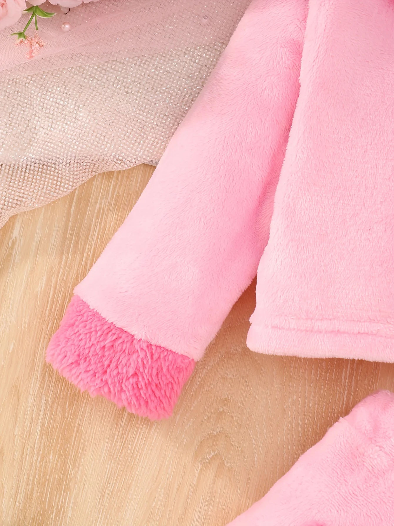 Conjunto infantil rosa falda y top estilo japonés-coreano cómodo - imagen 5