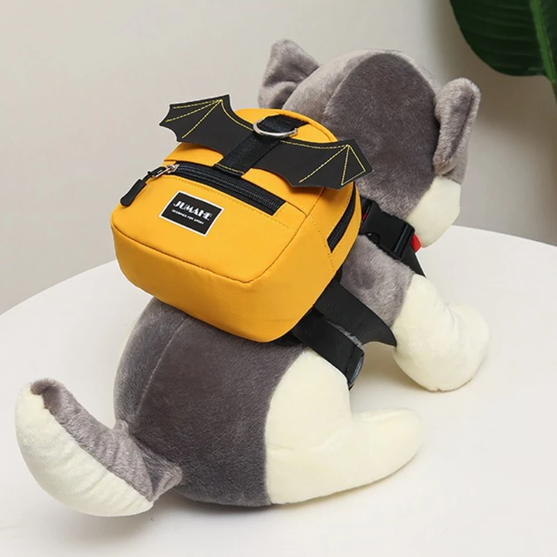 Mochila para mascotas autónoma, bolsa con arnés para perros ajustable de lona verde, transportador de viaje de gran capacidad resistente al agua para perros pequeños - imagen 3