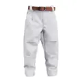Gray White Pant