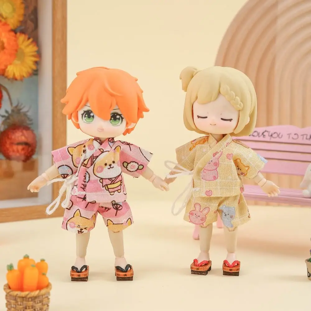 Pijamas nuevos, ropa para el hogar para muñeca OB11, traje de escalada para GSC obitsu 11, Tops, pantalones para muñeca BJD 1/12, accesorios - imagen 5